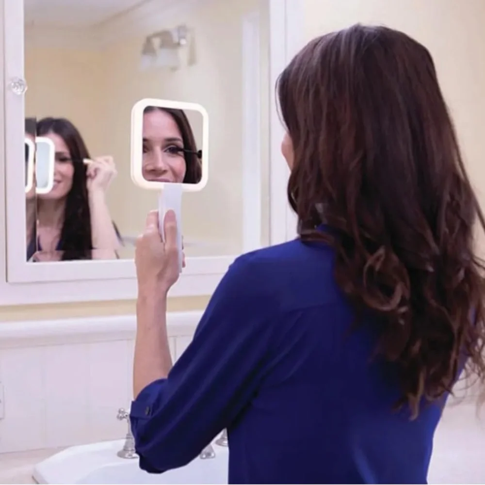 Go Bella Mirror As Seen On TV Ultimate Makeup Mirror Countertop Rechargeable LED